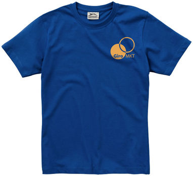 Женская футболка с короткими рукавами Ace, цвет синий классический  размер XL - 33S23474- Фото №2