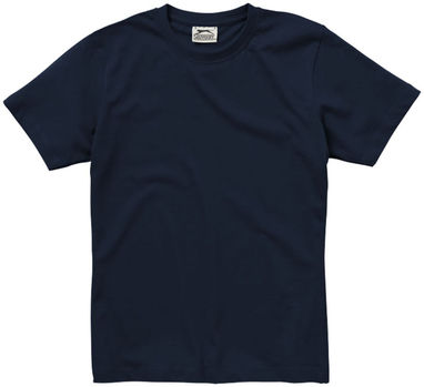Жіноча футболка з короткими рукавами Ace, колір темно-синій  розмір S - 33S23491- Фото №4