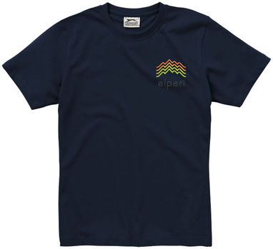 Женская футболка с короткими рукавами Ace, цвет темно-синий  размер L - 33S23493- Фото №3