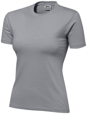 Женская футболка с короткими рукавами Ace, цвет серый  размер S - 33S23901- Фото №1