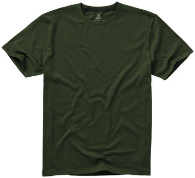 Футболка с короткими рукавами Nanaimo, цвет зеленый армейский  размер L - 38011703- Фото №4