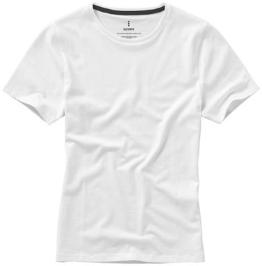 Женская футболка с короткими рукавами Nanaimo, цвет белый  размер S - 38012011- Фото №4