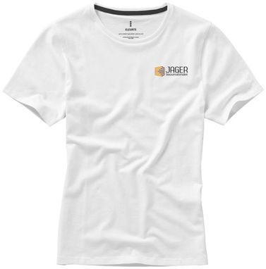 Женская футболка с короткими рукавами Nanaimo, цвет белый  размер L - 38012013- Фото №2