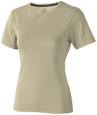 Женская футболка с короткими рукавами Nanaimo, цвет хаки  размер XS - 38012050- Фото №1
