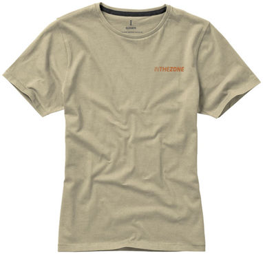 Женская футболка с короткими рукавами Nanaimo, цвет хаки  размер XS - 38012050- Фото №2