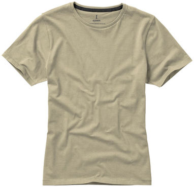 Женская футболка с короткими рукавами Nanaimo, цвет хаки  размер XS - 38012050- Фото №4