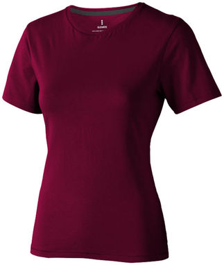 Жіноча футболка з короткими рукавами Nanaimo, колір бургунді  розмір XS - 38012240- Фото №1