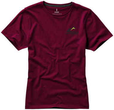 Жіноча футболка з короткими рукавами Nanaimo, колір бургунді  розмір XS - 38012240- Фото №2