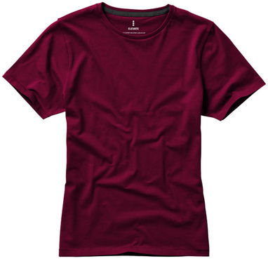 Жіноча футболка з короткими рукавами Nanaimo, колір бургунді  розмір XS - 38012240- Фото №4