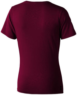 Жіноча футболка з короткими рукавами Nanaimo, колір бургунді  розмір XS - 38012240- Фото №5