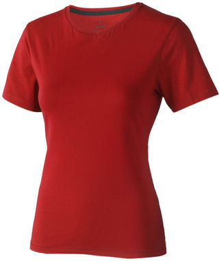 Женская футболка с короткими рукавами Nanaimo, цвет красный  размер S - 38012251- Фото №1