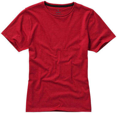 Женская футболка с короткими рукавами Nanaimo, цвет красный  размер S - 38012251- Фото №4