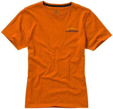 Женская футболка с короткими рукавами Nanaimo, цвет оранжевый  размер S - 38012331- Фото №2