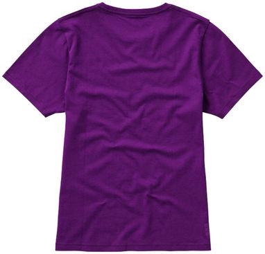 Женская футболка с короткими рукавами Nanaimo, цвет сливовый  размер L - 38012383- Фото №5
