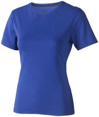 Женская футболка с короткими рукавами Nanaimo, цвет синий  размер S - 38012441- Фото №1