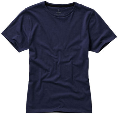 Женская футболка с короткими рукавами Nanaimo, цвет темно-синий  размер S - 38012491- Фото №4