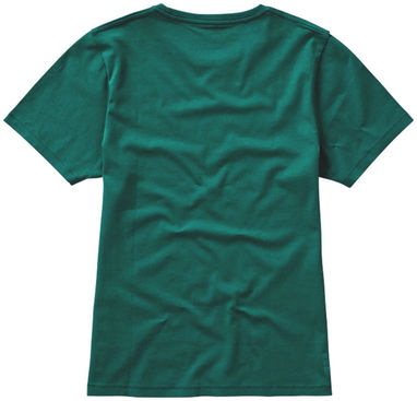 Жіноча футболка з короткими рукавами Nanaimo, колір зелений лісовий  розмір L - 38012603- Фото №5