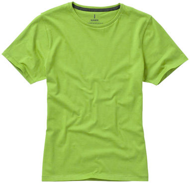 Жіноча футболка з короткими рукавами Nanaimo, колір зелене яблуко  розмір S - 38012681- Фото №4