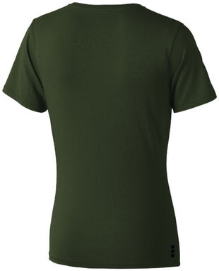 Жіноча футболка з короткими рукавами Nanaimo, колір армійський зелений  розмір XS - 38012700- Фото №5