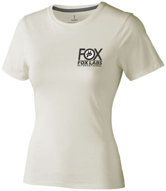 Женская футболка с короткими рукавами Nanaimo, цвет светло-серый  размер M - 38012902- Фото №3