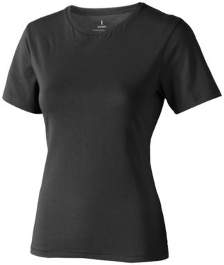 Женская футболка с короткими рукавами Nanaimo, цвет антрацит  размер XXL - 38012955- Фото №1
