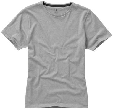 Женская футболка с короткими рукавами Nanaimo, цвет серый меланж  размер XS - 38012960- Фото №4