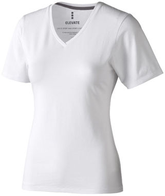 Жіноча футболка з короткими рукавами Kawartha, колір білий  розмір XS - 38017010- Фото №1
