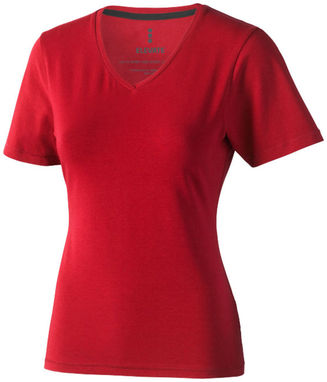 Женская футболка с короткими рукавами Kawartha, цвет красный  размер S - 38017251- Фото №1