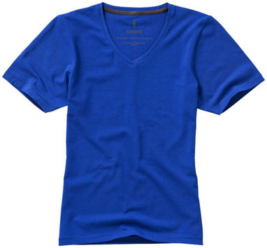 Женская футболка с короткими рукавами Kawartha, цвет синий  размер S - 38017441- Фото №4
