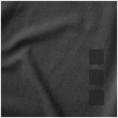 Женская футболка с короткими рукавами Kawartha, цвет антрацит  размер S - 38017951- Фото №7