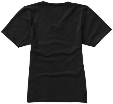 Женская футболка с короткими рукавами Kawartha, цвет сплошной черный  размер S - 38017991- Фото №5