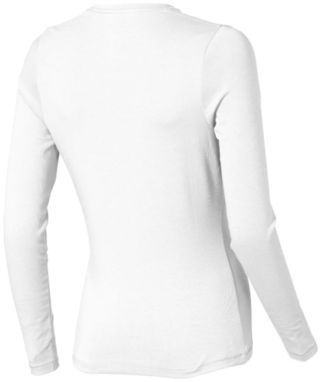 Женская футболка с длинными рукавами Ponoka, цвет белый  размер XS - 38019010- Фото №4