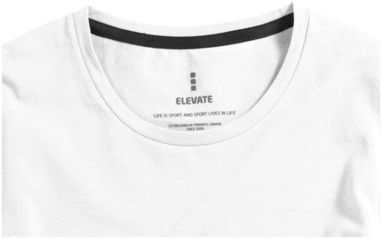 Женская футболка с длинными рукавами Ponoka, цвет белый  размер XL - 38019014- Фото №5