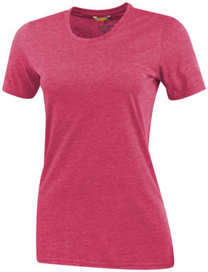 Жіноча футболка з короткими рукавами Sarek, колір яскравий червоний - 38021271- Фото №1