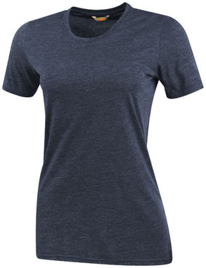 Жіноча футболка з короткими рукавами Sarek, колір темно-синій - 38021490- Фото №1