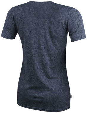 Жіноча футболка з короткими рукавами Sarek, колір темно-синій - 38021490- Фото №4