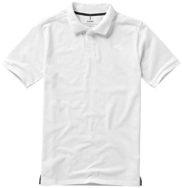 Сорочка поло з короткими рукавами Calgary, колір білий  розмір S - 38080011- Фото №4