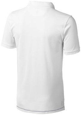 Рубашка поло с короткими рукавами Calgary, цвет белый, темно-синий  размер L - 38080033- Фото №5