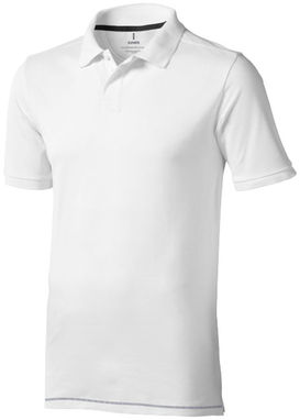 Рубашка поло с короткими рукавами Calgary, цвет белый, темно-синий  размер XL - 38080034- Фото №1