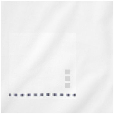 Сорочка поло з короткими рукавами Calgary, колір білий, темно-синій  розмір XL - 38080034- Фото №7