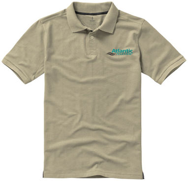 Рубашка поло с короткими рукавами Calgary, цвет хаки  размер L - 38080053- Фото №2