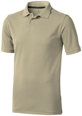 Рубашка поло с короткими рукавами Calgary, цвет хаки  размер XL - 38080054- Фото №1