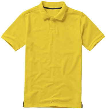 Рубашка поло с короткими рукавами Calgary, цвет желтый  размер XS - 38080100- Фото №4
