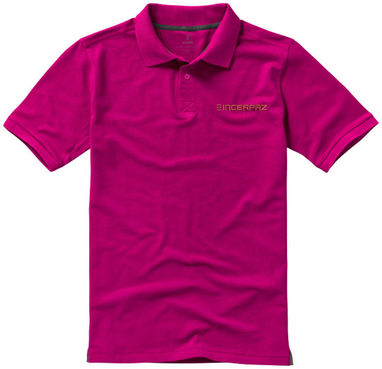 Рубашка поло Calgary, цвет розовый  размер L - 38080213- Фото №3
