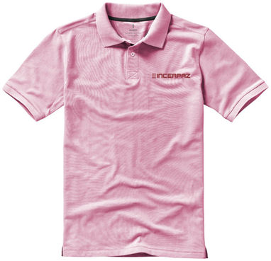 Рубашка поло Calgary, цвет светло-розовый  размер XS - 38080230- Фото №2