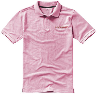 Рубашка поло Calgary, цвет светло-розовый  размер L - 38080233- Фото №3