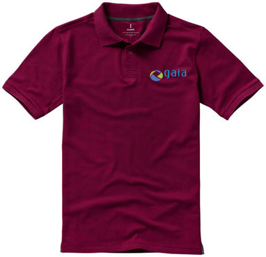 Рубашка поло с короткими рукавами Calgary, цвет бургунди  размер XS - 38080240- Фото №2
