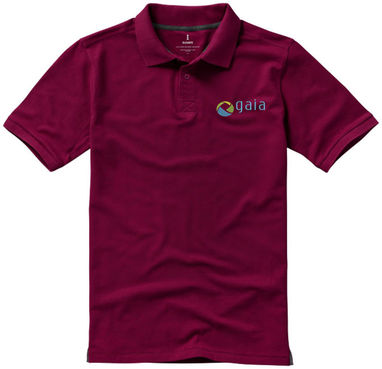 Рубашка поло с короткими рукавами Calgary, цвет бургунди  размер XS - 38080240- Фото №3
