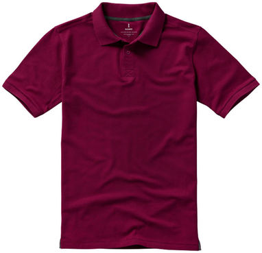 Сорочка поло з короткими рукавами Calgary, колір бургунді  розмір M - 38080242- Фото №4