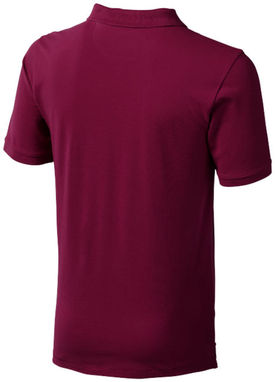 Сорочка поло з короткими рукавами Calgary, колір бургунді  розмір XL - 38080244- Фото №5